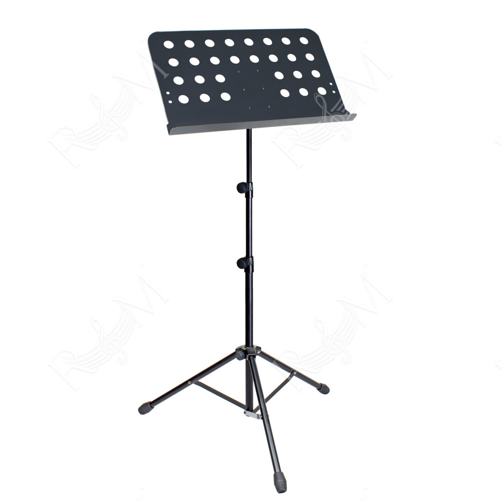 Leggìo professionale in acciaio tubolare. Altezza regolabile.