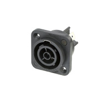 Presa da pannello NEUTRIK “powerCON TRUE1” TOP di potenza 16A (USA: 20A) con contatti terminali piatti da 1/4 “.