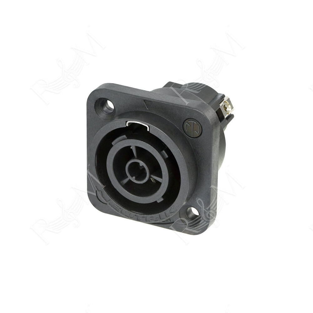 Presa da pannello NEUTRIK “powerCON TRUE1” TOP di potenza 16A (USA: 20A) con contatti terminali a vite.