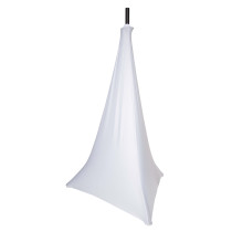 Copertura in tela per stativi a treppiede per diffusori acustici e apparati luce. Realizzata con un materiale elastico che perme