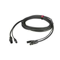 Cavo professionale Phono-Rete per il collegamento di diffusori acustici attivi. Lunghezza: 2.5 m. Colore disponibile: Nero.Altre