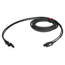 Cavo professionale Phono-Rete per il collegamento di diffusori acustici attivi. Lunghezza: 5 m. Colore disponibile: Nero.Altre l