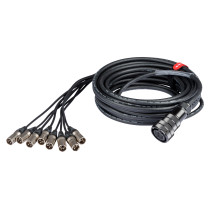 Cavo assemblato con cavo audio multipolare PROEL CMN8.