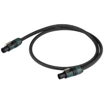 Cavo professionale per diffusori acustici passivi - sez. 4 x 2,5 mm2 - con connessioni Speakon 4P Neutrik/NL4FXXWS - HPC640 - NL
