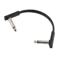 Cavo patch PROEL a profilo ultra-piatto, ideale per il collegamento di pedali effetto in spazi estremamente ridotti. Grazie al d