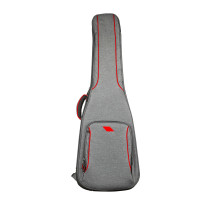 Borsa professionale imbottita per Basso Elettrico rivestita in nylon 1000D "idrorepellente". Disponibile nel colore grigio.
