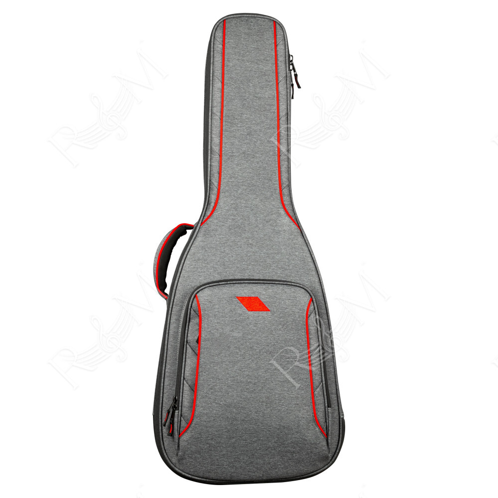 Borsa professionale imbottita per chitarra Classica rivestita in nylon 1000D "idrorepellente". Disponibile nel colore grigio.