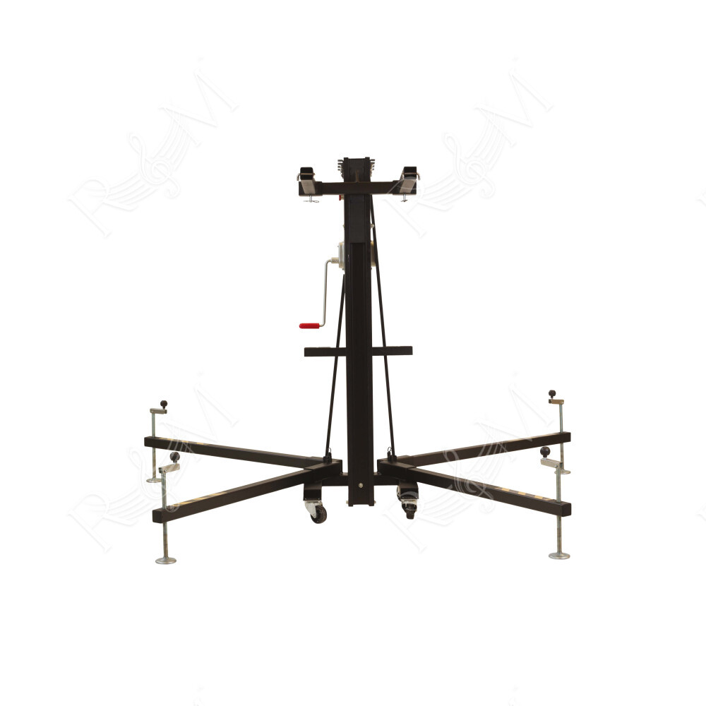 Robusto elevatore frontale a torre, potente e versatile da usare, realizzato in alluminio e acciaio; particolarmente adatto al s
