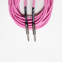 Cavo per strumenti – Jack Mono 6.3 mm / Jack mono 6.3mm. Guaina in PVC e rivestimento esterno a treccia. Diametro esterno 7 mm. 