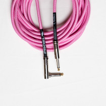 Cavo per strumenti – Jack Mono 6.3 mm / Jack mono 6.3mm ad angolo. Guaina in PVC e rivestimento esterno a treccia. Diametro este