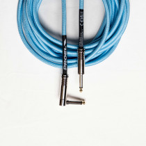 Cavo per strumenti – Jack Mono 6.3 mm / Jack mono 6.3mm ad angolo. Guaina in PVC e rivestimento esterno a treccia. Diametro este