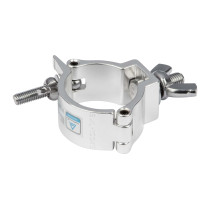 Gancio Aliscaf singolo in alluminio, con bullone M10 x 50 con dado bloccante. Utilizzabile con tubi da ø 48 mm a ø 51 mm. Carico