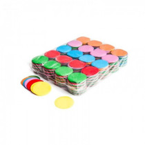 Slowfall confetti rounds 55 mm - Multicolour