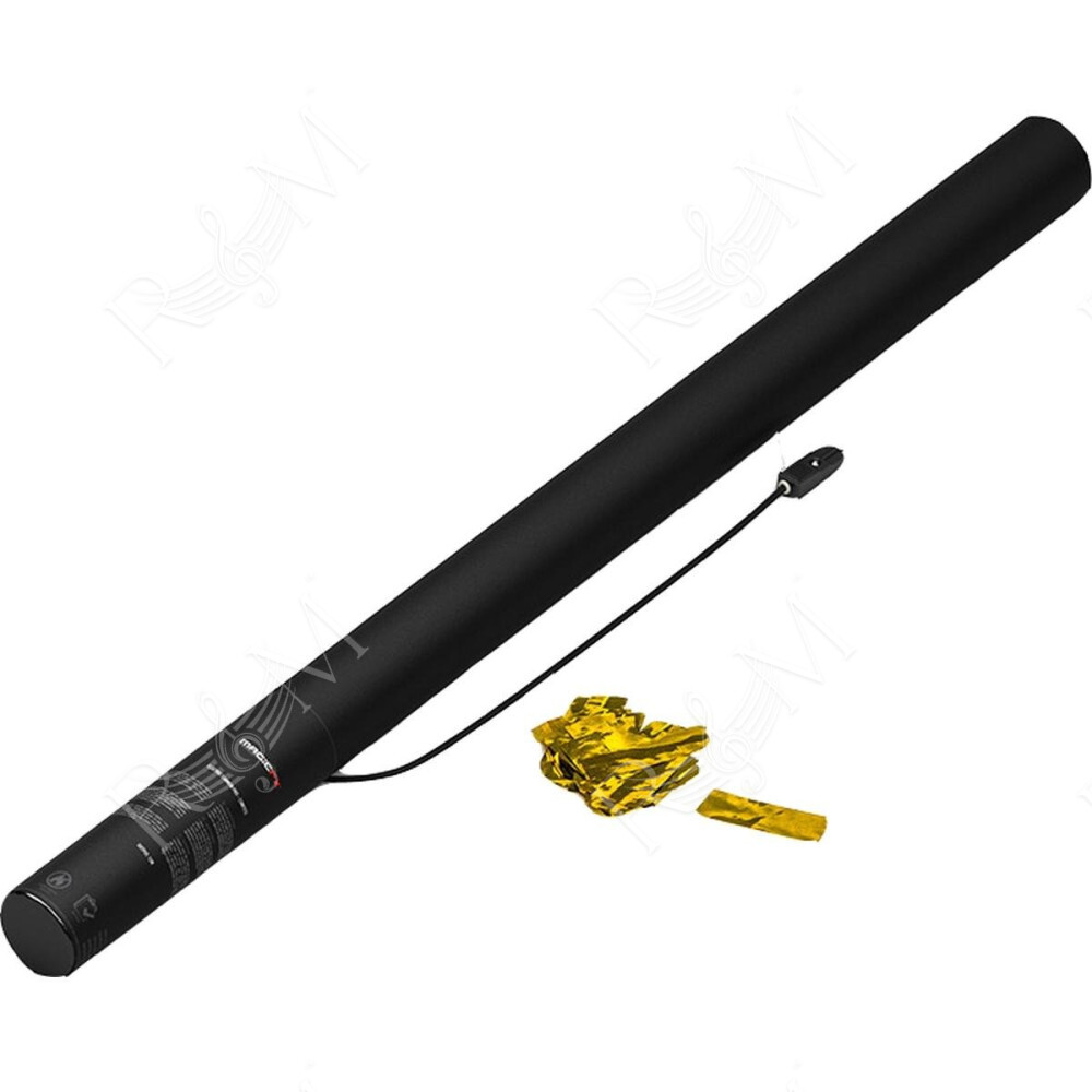 Electric Cannon 80 cm - Confetti - Gold metal