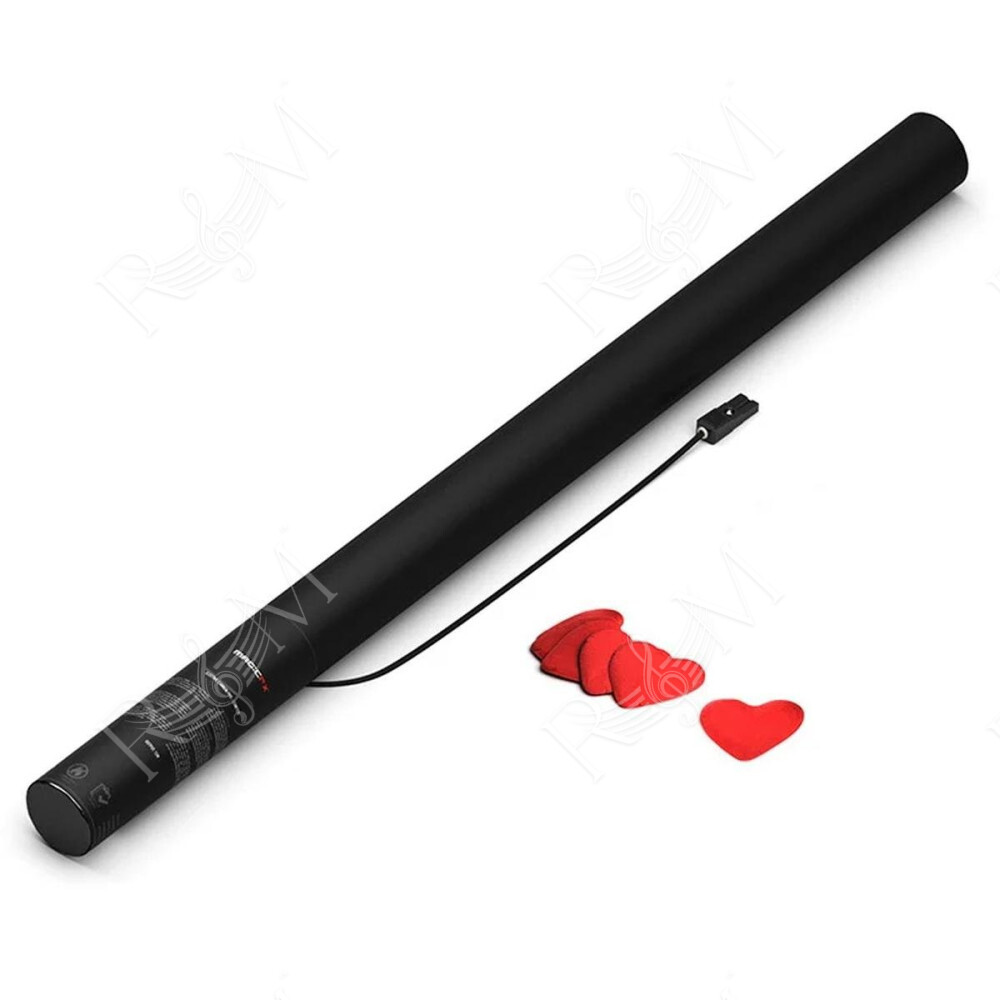 Electric Cannon 80 cm - Confetti - Red Hearts