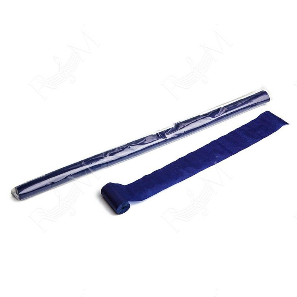Streamers 10 m x 5 cm - Dark Blue