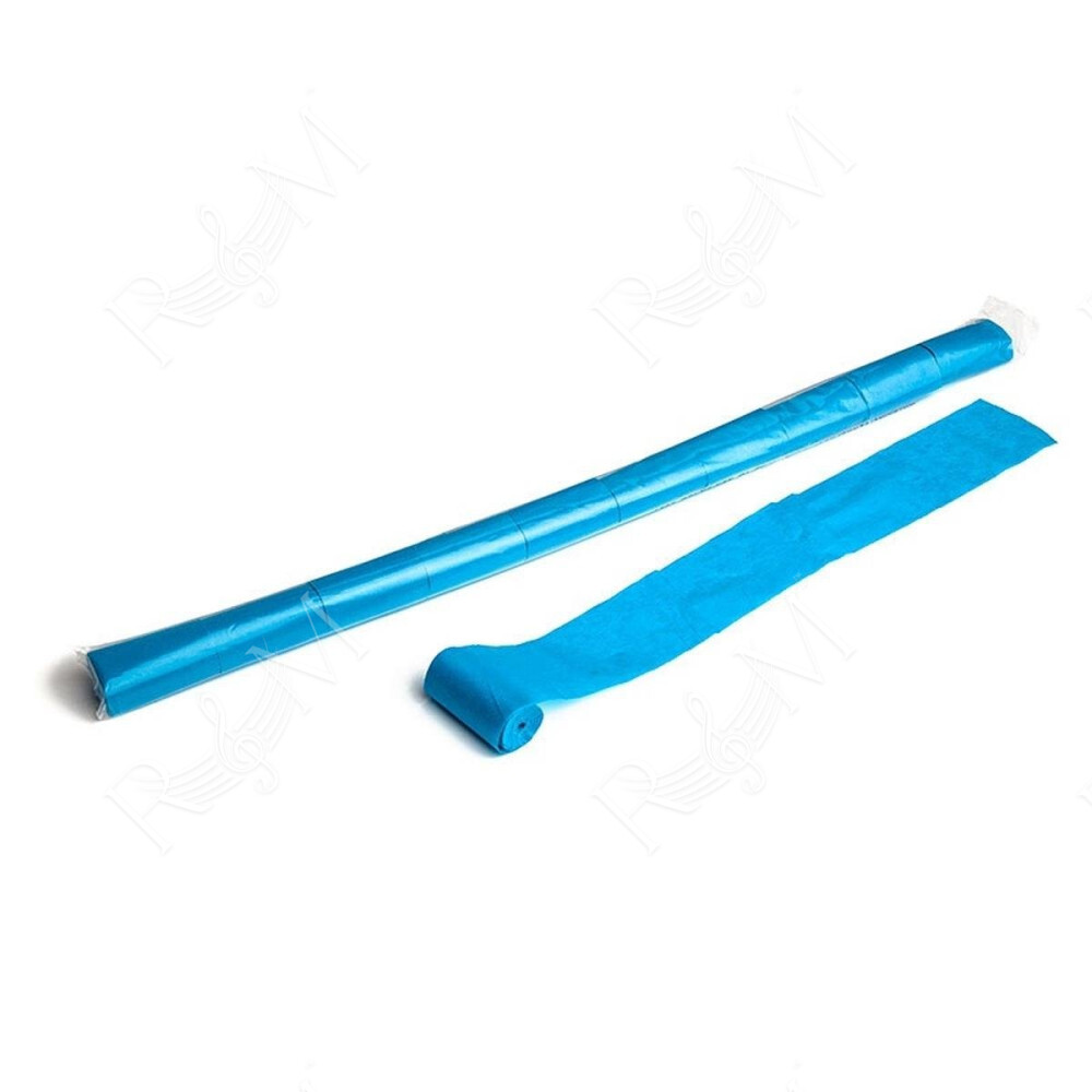 Streamers 10 m x 5 cm - Light Blue