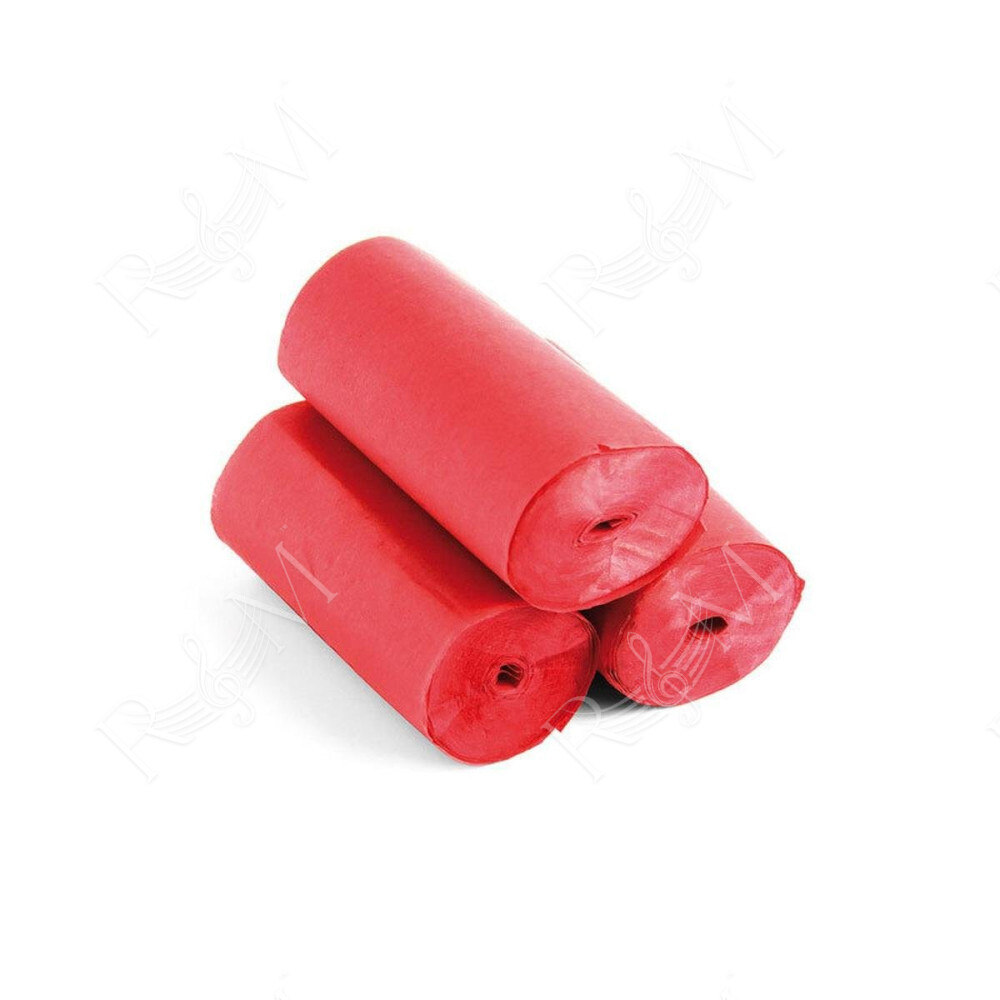 Streamers 10 m x 5 cm - Red
