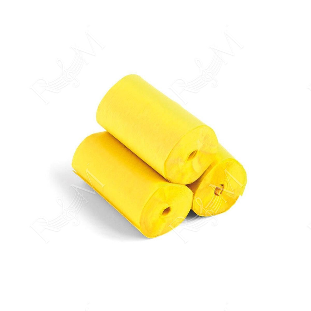 Streamers 10 m x 5 cm - Yellow