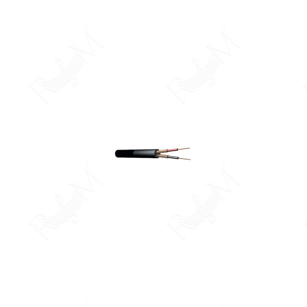RX42 Micr.Cab. 2C 6.5mm Black 100m
