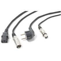 CX02-15  Shuko/XLR F-IEC/XLR M 15m