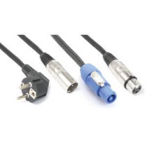 CX08-20 Shuko/XLR M-PwcA/XLR F20m