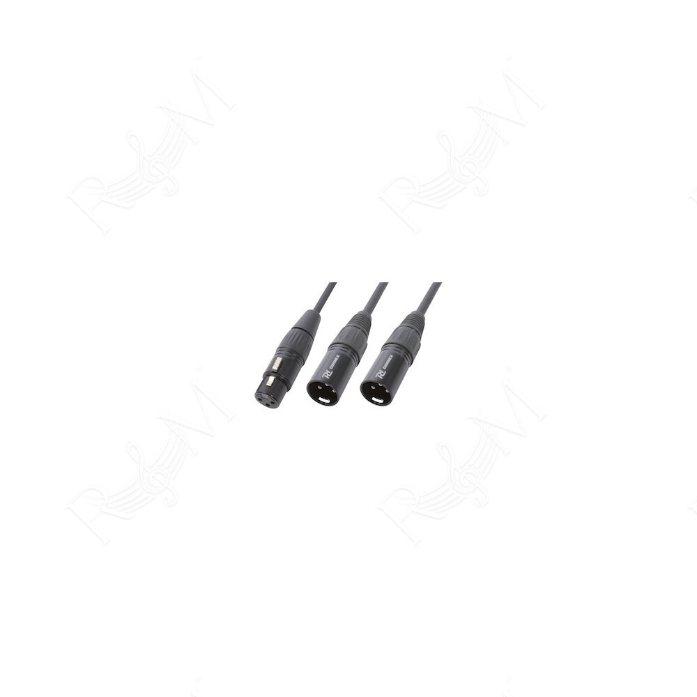 CX140 Cable Splitter XLR F-2 XLR M