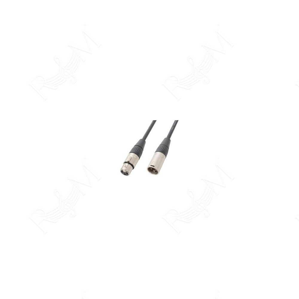 CX100-0,7 DMX Cable XLR M-F 0,75m