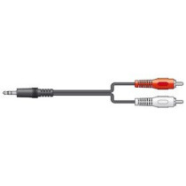 CX400-2 Cable 3.5St.-2RCA M 2.5mBlk