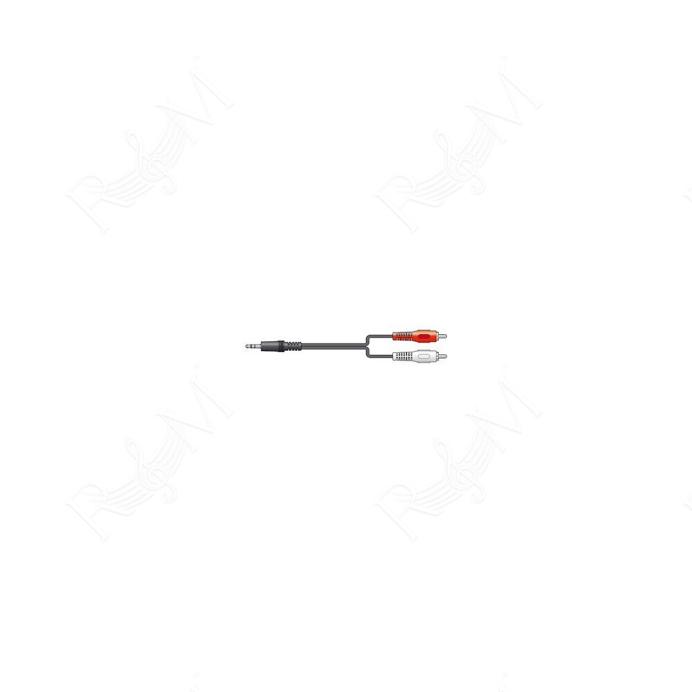 CX400-2 Cable 3.5St.-2RCA M 2.5mBlk