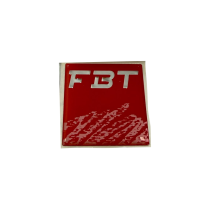 Logo FBT Adesivo in Resina Rosso per FBT Jolly 5RA