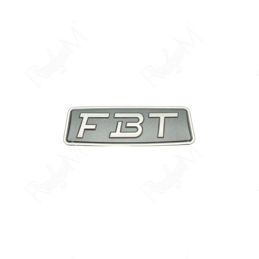 Logo Resinato FBT per JMaxX, ProMaxX e Subline 218S/SA