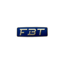 Logo FBT Adesivo Titanio/Blu per FBT Jolly 3
