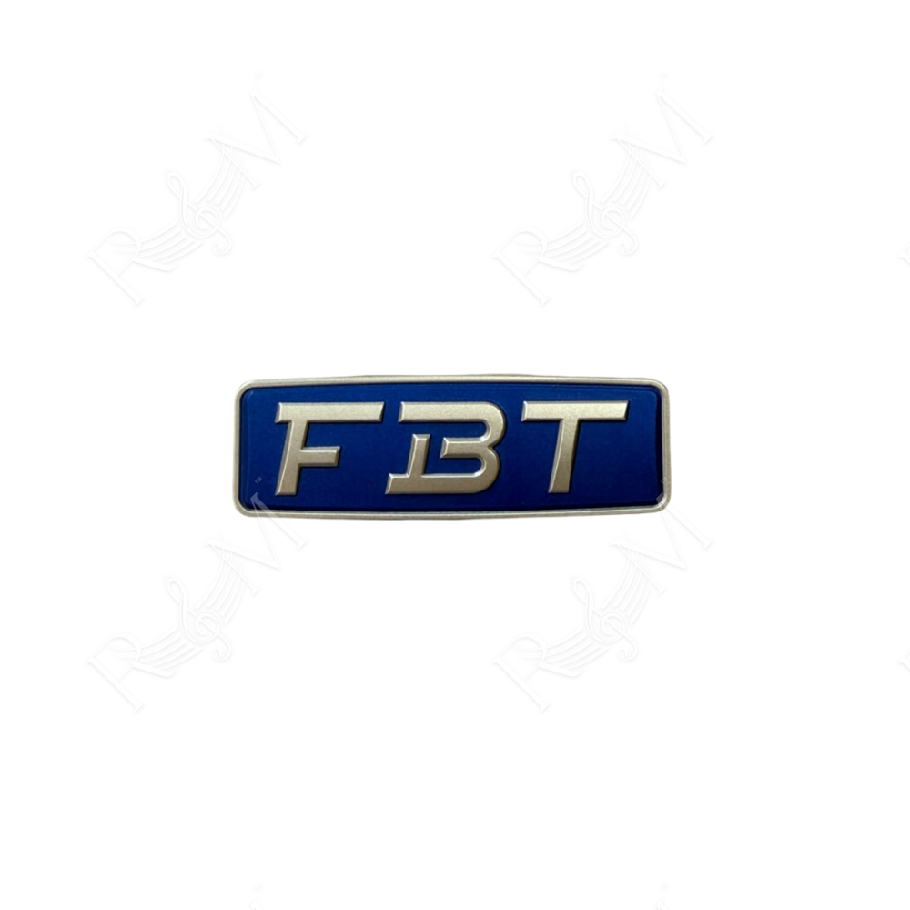 Logo FBT Adesivo Titanio/Blu per FBT Jolly 3