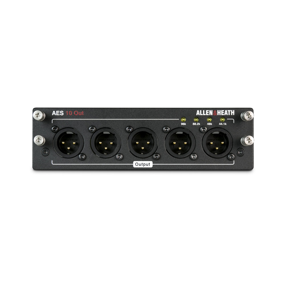 Dlive Avantis AES10O card.