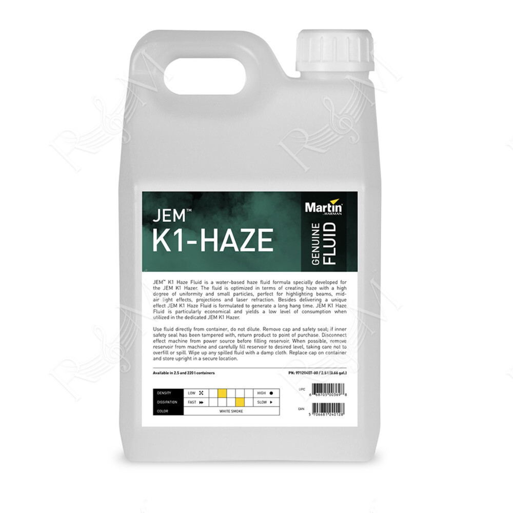 JEM K1 Haze fluid (4 x 2,5l).