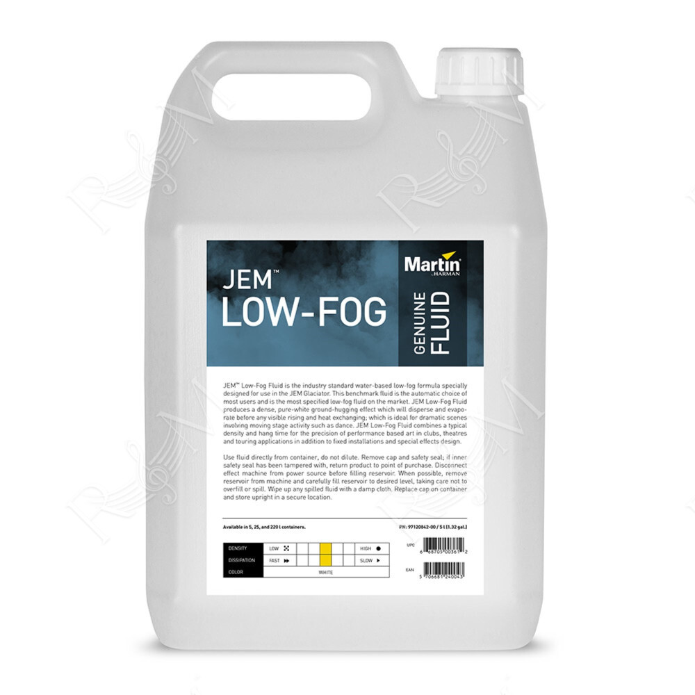 JEM Low-Fog fluid (4 x 5l).