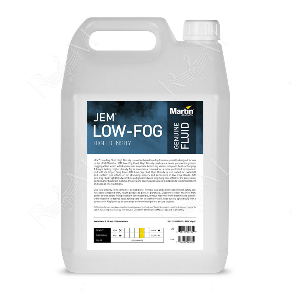 JEM Low-Fog fluid high density (4 x 5l).