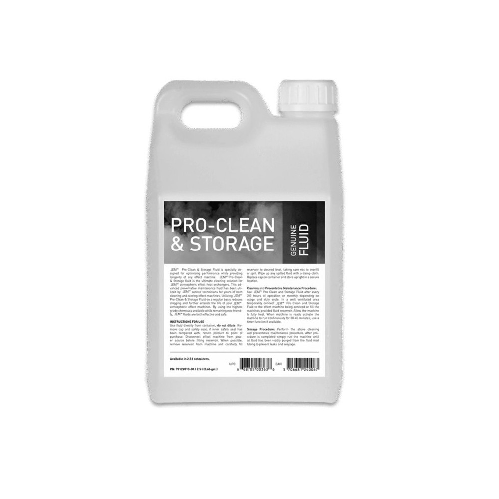 Pro-Clean and Storage fluid (4 x 2,5l).