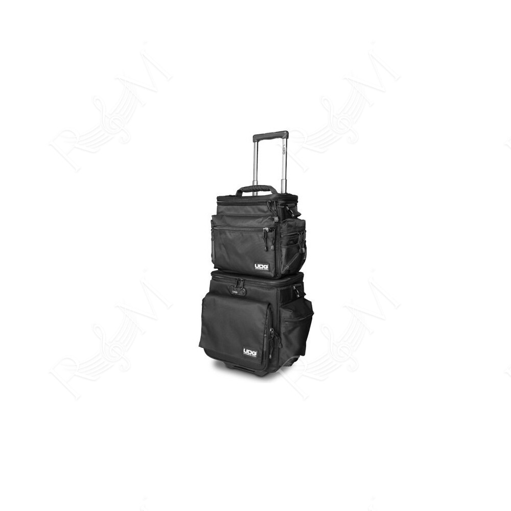 U9679BL/OR - ULTIMATE SLINGBAG TROLLEY SET DELUXE BLACK, ORANGE INSIDE