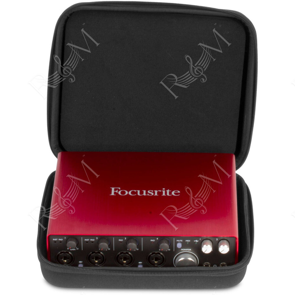 U8460BL - CREATOR FOCUSRITE SCARLETT2 2I4/ 6I6/ 18I8/ CLARETT 2PRE HARDCASE BLACK