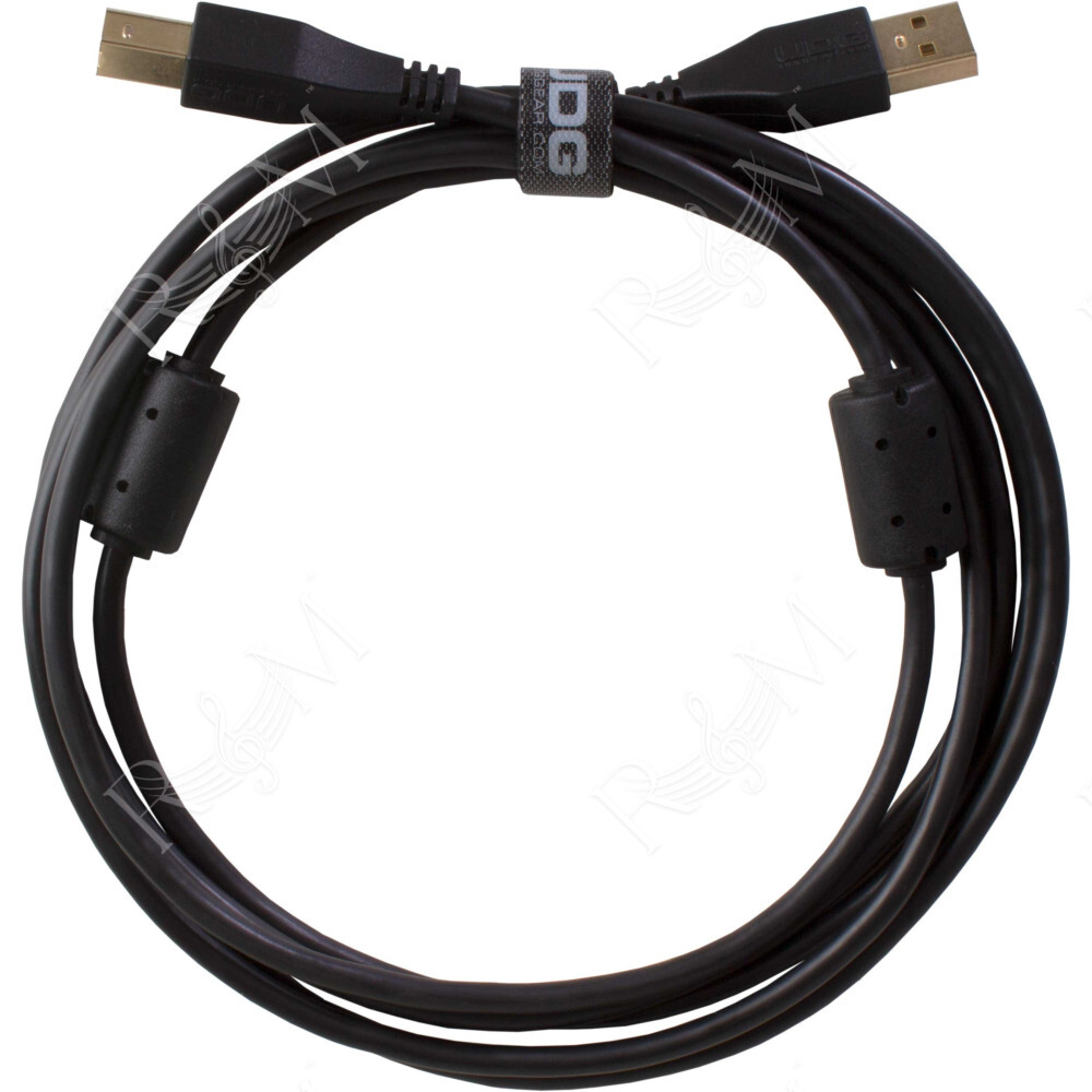 U95003BL - ULTIMATE AUDIO CABLE USB 2.0 A-B BLACK STRAIGHT  3M