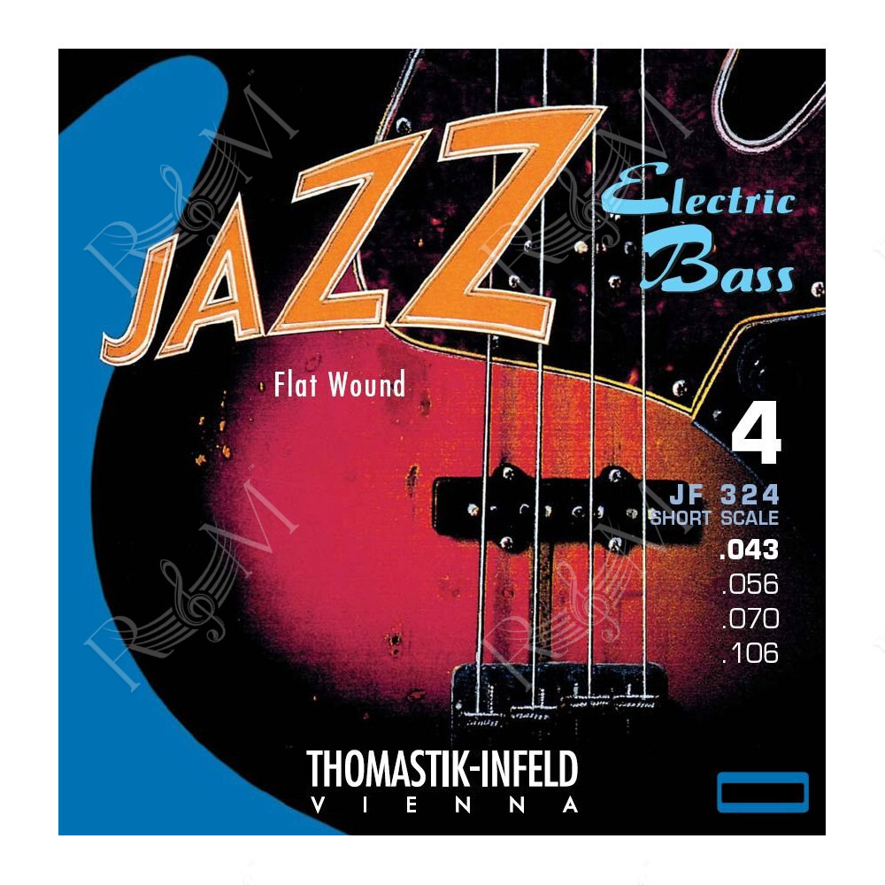 JF324 BASS GUITAR JAZZ FLATWOUND STRING SET