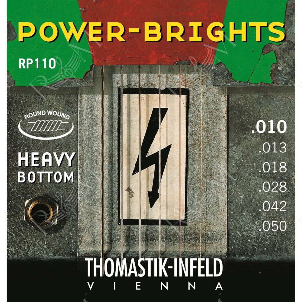 RP110 ELECTRIC GUITAR POWER BRIGHTS STRING SET