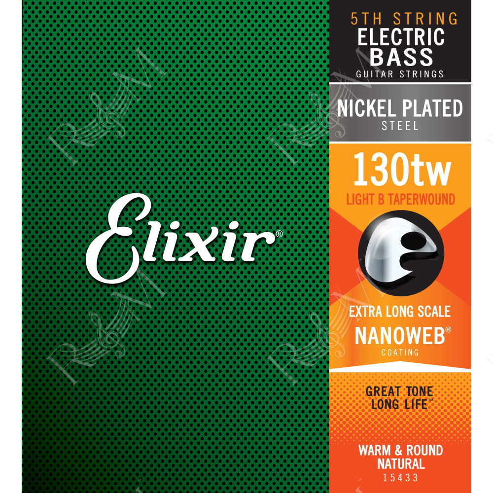15433 ELECTRIC BASS NICKEL PLATED STEEL NANOWEB