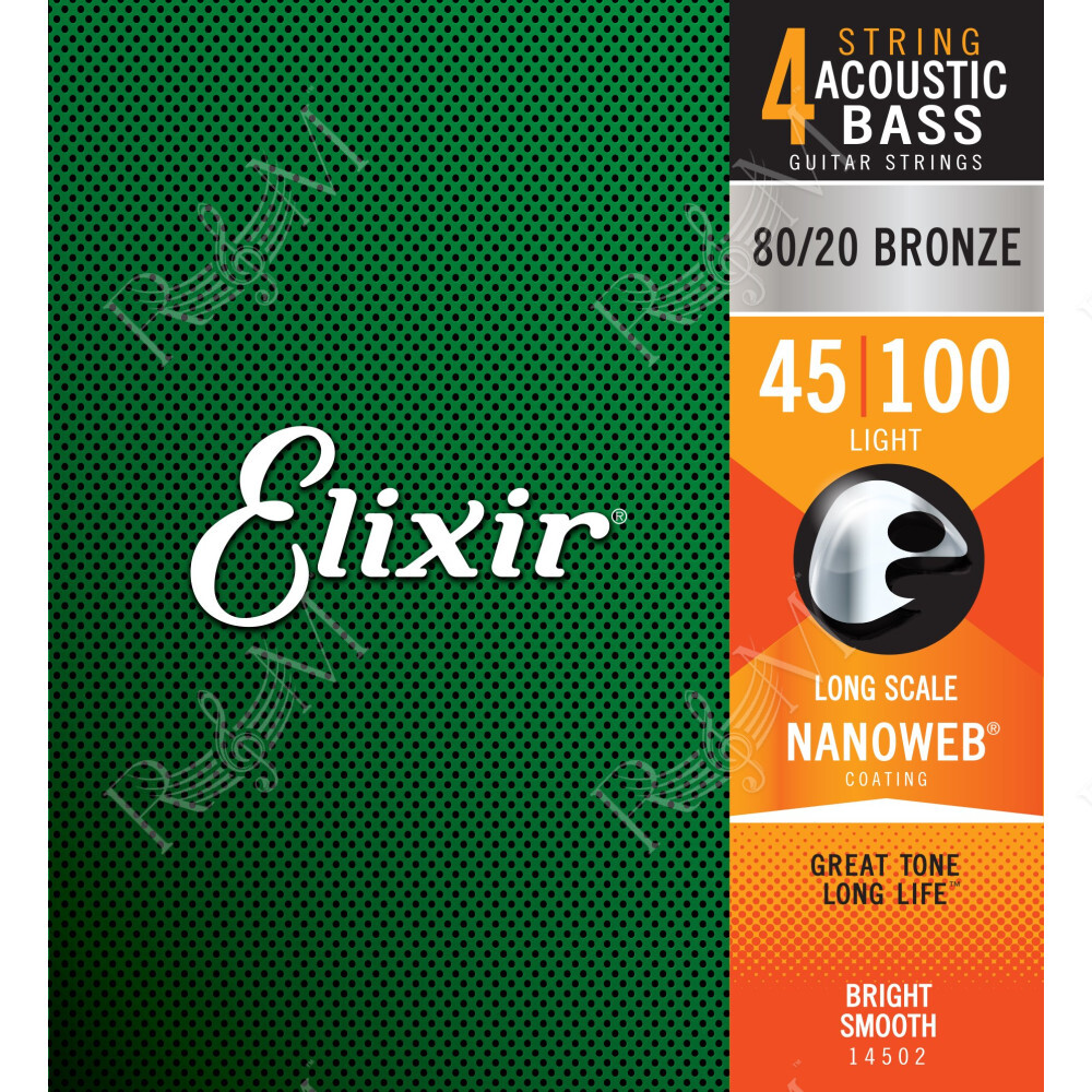 14502 ACOUSTIC BASS 80/20 BRONZE NANOWEB