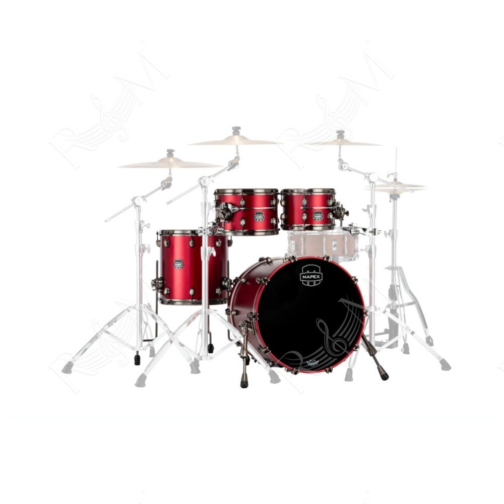 SE504XMBPA SATURN EVOLUTION MAPLE FUSION 4 PEZZI TUSCAN RED