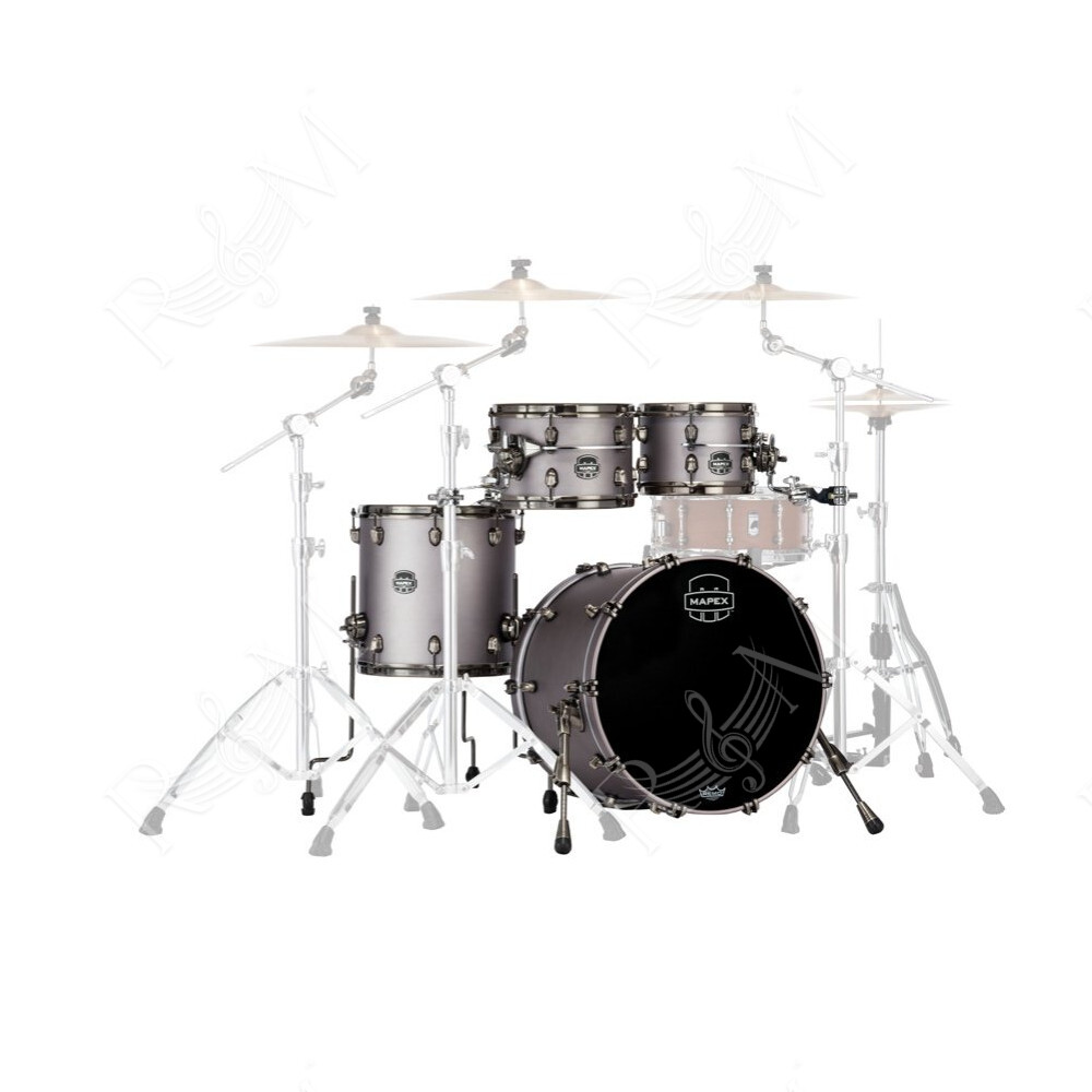 SE504XMBPG SATURN EVOLUTION MAPLE FUSION 4 PEZZI GUN METAL GREY