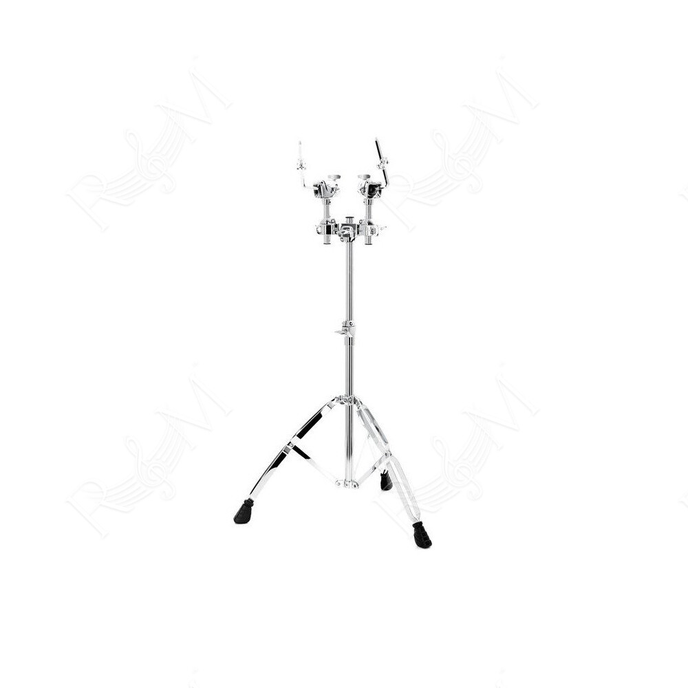 TS950A STAND DOPPIO DA TERRA PER TOM FINITURA CROMATA