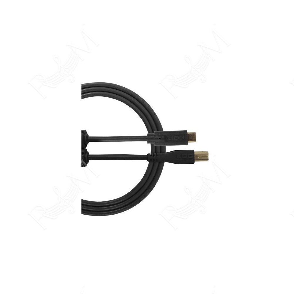 U96001BL - ULTIMATE AUDIO CABLE USB 2.0 C-B BLACK STRAIGHT 1,5M